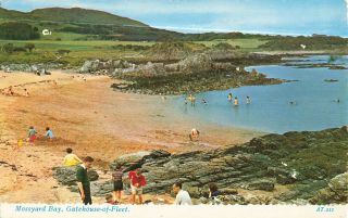 Rare Vintage Postcard - Mossyard Bay,  " Gatehouse - Of - Fleet " - Scotland Unposted.