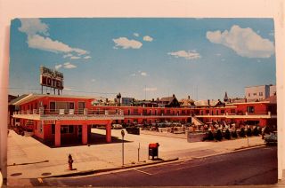 Jersey Nj Ocean City Sifting Sands Motel Postcard Old Vintage Card View Post