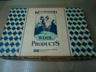 Vintage Kenwood All Virgin Wool Blanket - Nos - Ramcrest - - 1960 