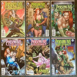 Poison Ivy Cycle Of Life And Death 1 2 3 4 5 6 Full Complete Set (dc/batman)