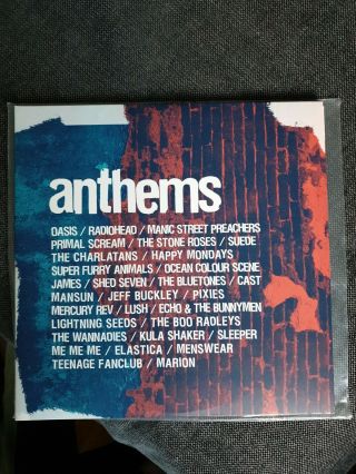 Anthems Vinyl Oasis Stone Roses Radiohead Cast Shed Seven Manics Suede James