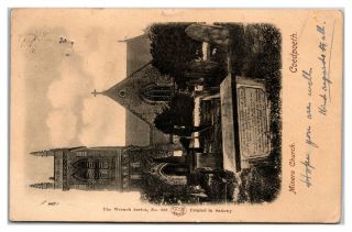 Coedpoeth,  Uk Minera Church Wrench Series 566 Vintage Great Britain Udb Postcard