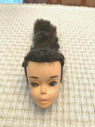 Vintage 3 Ponytail Barbie Doll Head All Face Paint 2