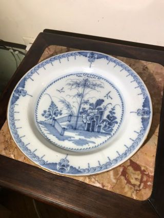 18th Century Dutch Delft Plate