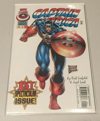 Captain America 1 (vf/nm) 1996 (rob Liefeld) Marvel