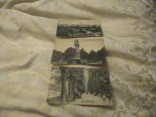 3 Old B/w Postcards Pnra/riga Russian/german Latvia
