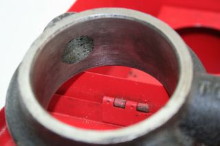 Vintage TOLEDO Pipe Threader Ratchet Wrench,  6 Cutting Dies,  Metal Case 3
