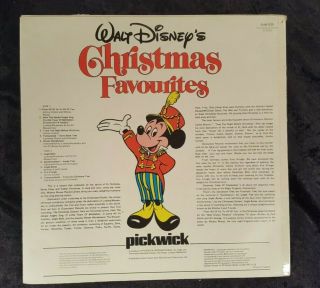 Walt Disney ' s Christmas Favourites (Mickey Mouse etc. ) LP/33rpm [SHM 939] EX/EX 2