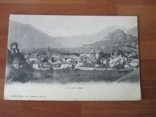 Sion By Jullien Brothers Switzerland Old Postcard