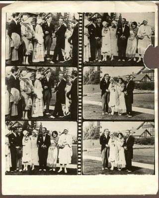 1926 Press Photo Rudolph Valentino,  Pola Negri At Wedding Of Prince Divani In La