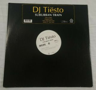 Dj Tiesto - Suburban Train 12 " Vinyl Record Rare 1st Press From In My Memory