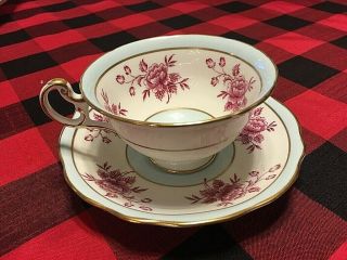 Vintage Tea Cup And Saucer Eb Foley Bone China England