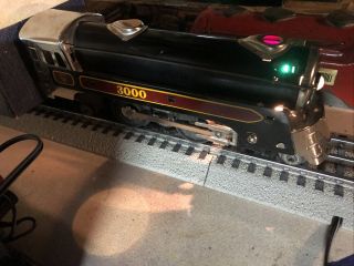 Vintage Marx trains O scale 2 - 4 - 2 3000 Steam Loco w/Tender Canadian Pacific 3