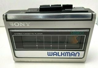 Vintage Sony Walkman Wm - 31 Stereo Cassette Player Rare Import