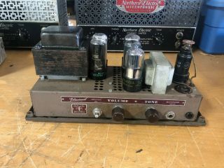 Vintage 1950s Bell & Howell Filmosound 6v6 Tube Amplifier Guitar Amp Project 2