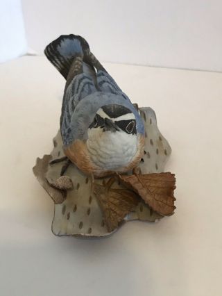 Lenox Fine Porcelain Red Breasted Nuthatch Collectable Fiquerine