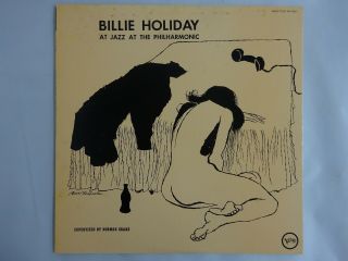 Billie Holiday At Jazz At The Philharmonic Verve Mv 4025 Japan Vinyl Lp
