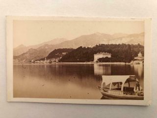 Early Cdv Photograph By Alfredo Nouck From Genova Italy