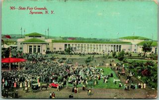 Vintage Syracuse,  York Postcard " State Fair Grounds " C1910s