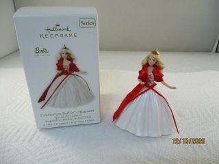Hallmark Keepsake Celebration Barbie Ornament Special 2010 Edition Christmas.
