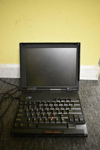 10.  4 " Ibm Thinkpad 701c Vintage Laptop W/ Power Adapter No Power