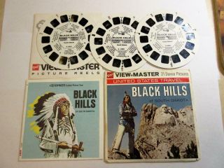 Vintage Viewmaster 3d Photo Reels - Black Hills Of South Dakota No.  A486