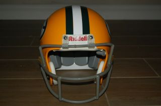 Vtg Large Riddell Green Bay Packers Football Helmet Nfl - James Lofton - Jefferson