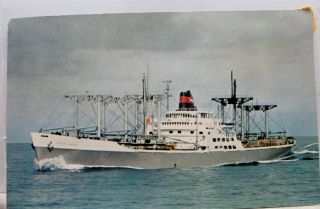Boat Ship American President Lines Ss Jackson Cargoliners Postcard Old Vintage