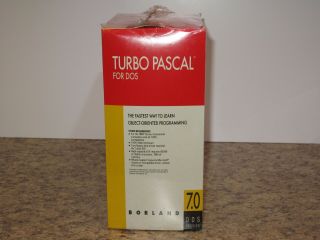 Borland Turbo Pascal 7.  0 For DOS Vintage - Factory - Old Stock 3