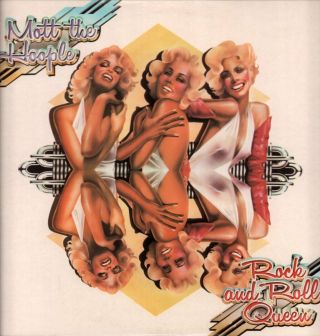 Mott The Hoople Rock And Roll Queen Lp Vinyl Uk Island 1972 8 Track Pink Rim