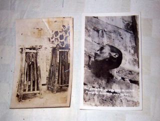 2 Horrific Vintage Photo Pictures Execution / Torture Print China