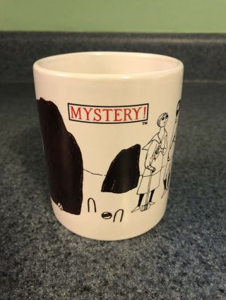 Vintage Edward Gorey Pbs Mystery Coffee Mug Masterpiece 1980s Tv