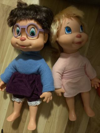 Ideal Jeanettes Chipettes Soft Dolls Alvin And The Chipmunks