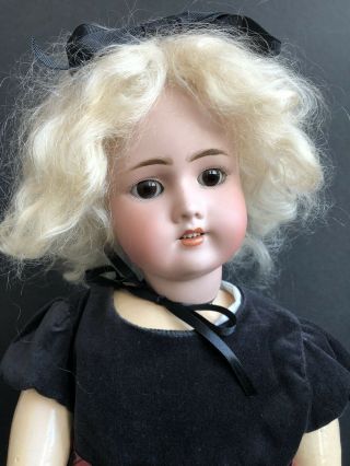 Antique German 24” C.  M.  Bergmann Simon Halbig Bisque Head Doll