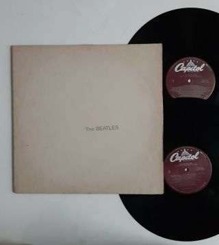 The Beatles 12 " White Album Swbo 2 X Lp 