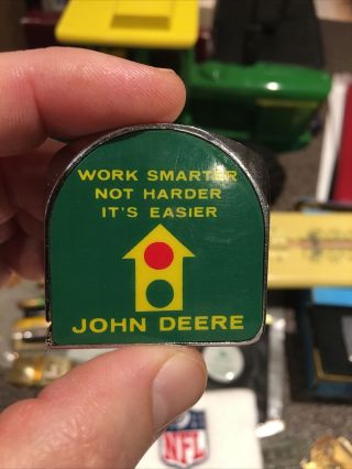 Vintage John Deere Factory Employee Giveaway Tape Measure,  Rare