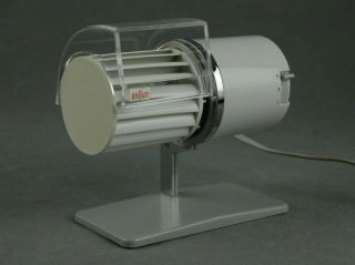 Braun Hl1 Desk Fan Multiwind Reinhold Weiss Rams Space Age Vintage 60s 70s 80s