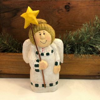 Eddie Walker Midwest Of Cannon Falls Large Christmas Nativity Angel With Star 8 "