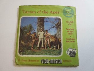 Vintage VIEWMASTER 3D Photo Reels - TV Show TARZAN of the APES no.  976,  Set of 3 2