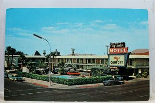 Nevada Nv Las Vegas City Center Motel Postcard Old Vintage Card View Standard Pc