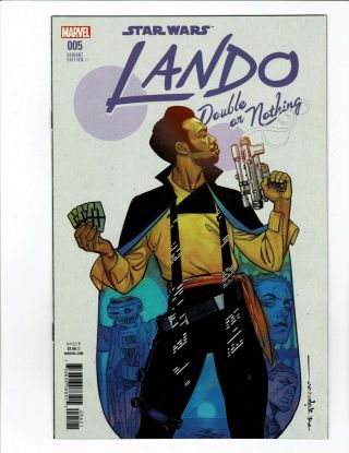 Star Wars Lando Double Or Nothing 5 1:25 Brian Stelfreeze Variant (marvel 2018)
