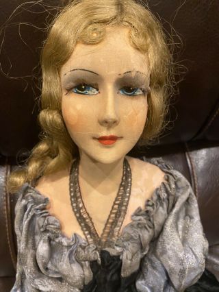 Large French Boudoir Doll with Clothing 2