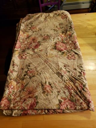 Vintage Rare Ralph Lauren Floral Comforter Duvet Cover - King 60873