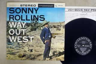 Sonny Rollins Way Out West Contemporary Gxc - 3104 Japan Vinyl Lp