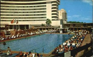 1956 Miami Beach,  Fl Olympic Size Swimming Pool Miami - Dade County Florida Vintage