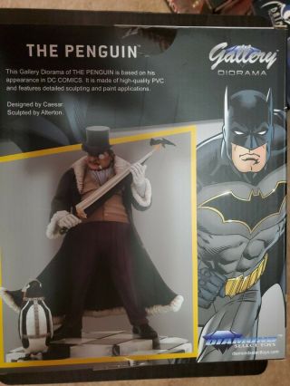 The Penguin Gallery Statue By Diamond Select