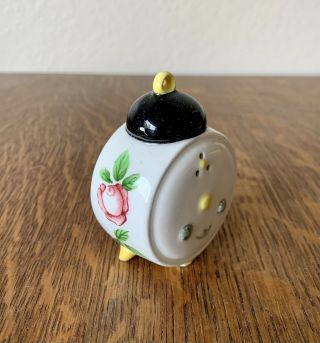Vintage Salt Pepper Shaker Anthropomorphic Clock PY Miyao Japan 3 