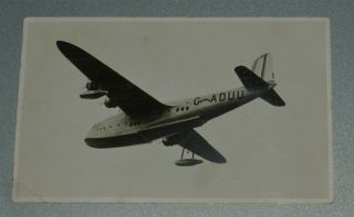 Vintage Postcard Cavalier,  Imperial Airways Flying Boat - Official Photograph