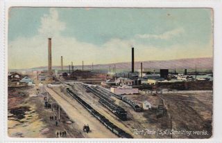 Vintage Postcard Port Pirie Smelters South Australia 1900s