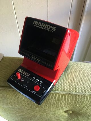 Vintage Video Game 1983 Mario’s Cement Factory